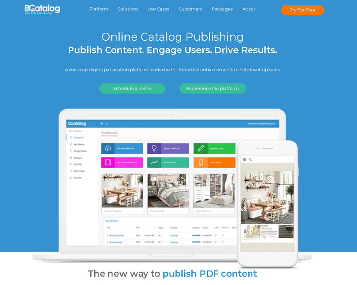 DCatalog digital catalogs publishing tool