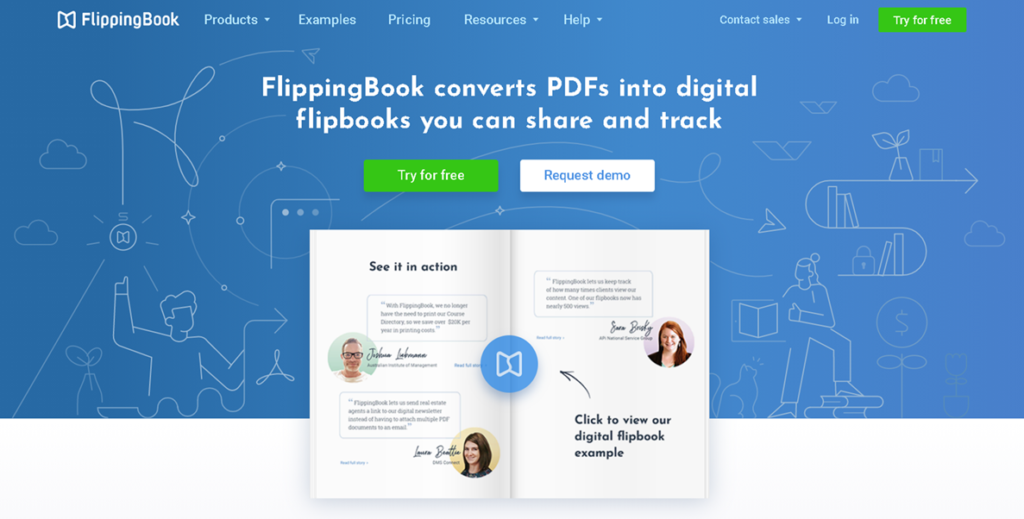 FlippingBook interactive PDF catalog creator