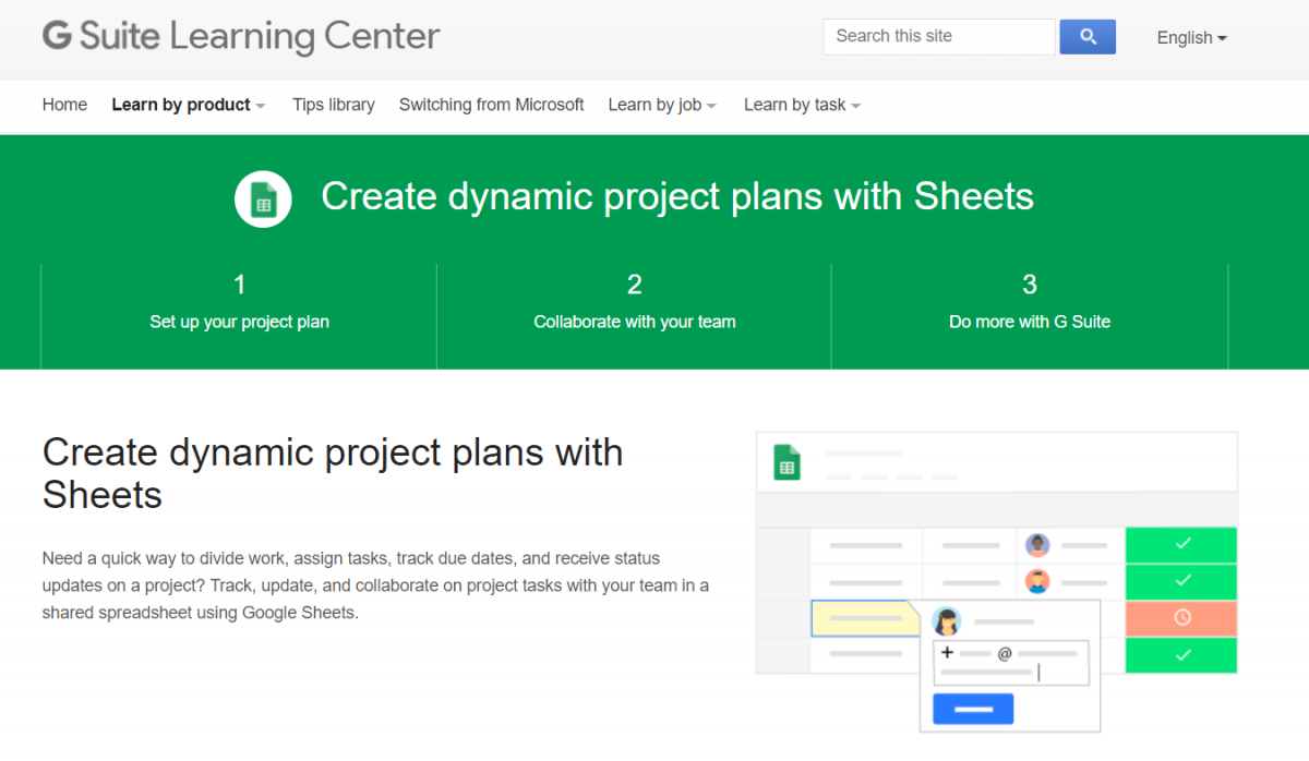 Google Sheet Templates for Project Management