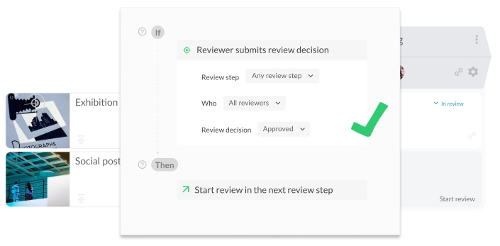 start next review step when file gets approved